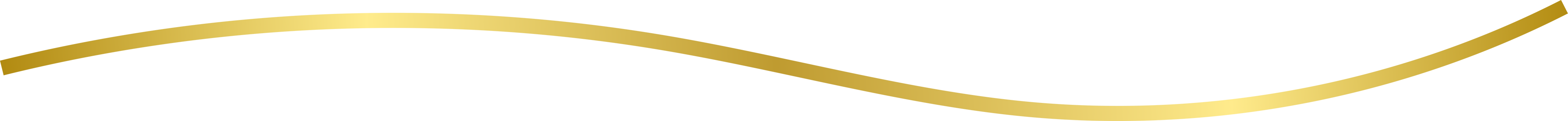Gold Line Curve. Golden Line Element